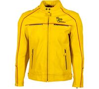 Rusty Stitches Chase, leather jacket S Yellow/Black