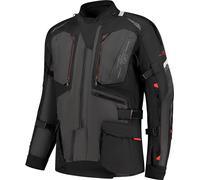 Rusty Stitches Cliff, textile jacket waterproof 3XL Black/Dark Grey/Red