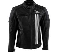 Rusty Stitches Cooper, leather jacket S Black/White