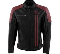 Rusty Stitches Cooper, leather jacket XXL Black/Dark Red