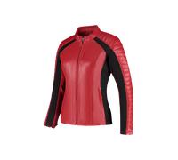 Rusty Stitches Donna Women's MC Jacket Red/Black44 Red,Black