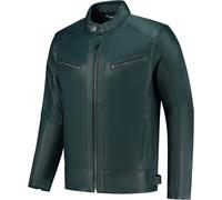 Rusty Stitches Dorian, leather jacket L Petrol