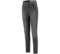Rusty Stitches Emma Ladies Motorcycle Jeans, black, size 32 for Women