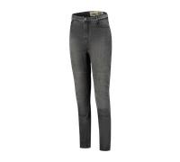 Rusty Stitches Emma Ladies Motorcycle Jeans, black, size 38 for Women