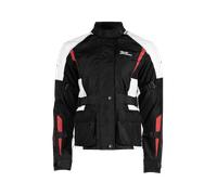Rusty Stitches Jenny Women's Motorcycle Jacket Black/White/Red50 Black,White,Red