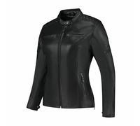 Rusty Stitches Joyce V2 Ladies Moto Motorcycle Motorbike Leather Jacket Black