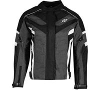Rusty Stitches Juliette Ladies Motorcycle Textile Jacket, black-white, size 42 for Women