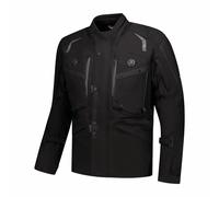 Rusty Stitches Kane Moto Motorcycle Motorbike Textile Jacket Black