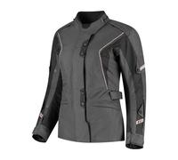 Rusty Stitches Leah Ladies Motorcycle Motorbike Textile Jacket Anthracite/Black