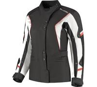 Rusty Stitches Leah waterproof Ladies Motorcycle Textile Jacket, black/red, size 36