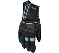 Rusty Stitches Lilly Ladies Motorcycle Gloves, black-blue, size S for Women