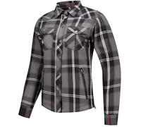 Rusty Stitches Liss V2 Ladies Motorcycle Shirt, black-grey-white, size 46 for Women