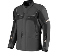 Rusty Stitches Luke waterproof Motorcycle Textile Jacket, anthracite/black, size M