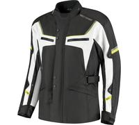 Rusty Stitches Luke waterproof Motorcycle Textile Jacket, black/yellow, size M