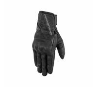 Rusty Stitches Martin Motorbike Motorcycle Leather Gloves Black