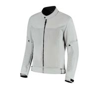 Rusty Stitches Mike Moto Motorcycle Motorbike Textile Jacket Light Grey