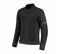 Rusty Stitches Mike Motorbike Motorcycle Textile Jacket Black