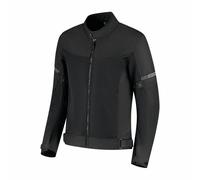 Rusty Stitches Mike Motorbike Motorcycle Textile Jacket Black