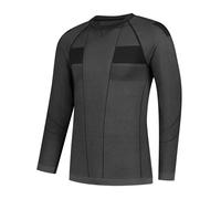 Rusty Stitches Motorbike Motorcycle Base Layer Long Sleeves Shirt Black