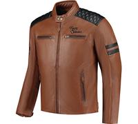 Rusty Stitches Jari V2, leather jacket L Black