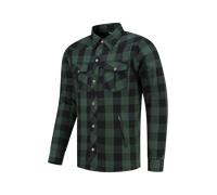 Rusty Stitches Neil Motorcycle Shirt, black-green, size M
