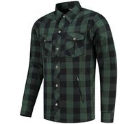 Rusty Stitches Neil Motorcycle Shirt, black/green, size 4XL
