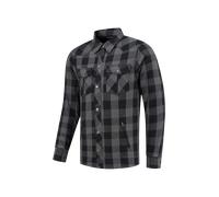 Rusty Stitches Neil V2 Motorcycle Shirt, black-grey, size 3XL for Men