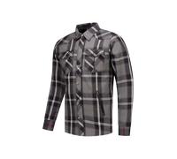Rusty Stitches Neil V2 Motorcycle Shirt, black-grey-white, size M for Men