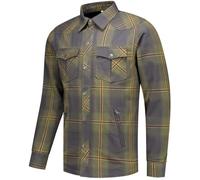 Rusty Stitches Neil V2 Motorcycle Shirt, green-blue, size L for Men