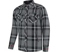 Rusty Stitches Noah Fleece Tech Motorcycle Textile Jacket, grey/black/white, size L