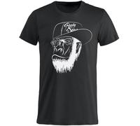 Rusty Stitches Polly Ladies T-Shirt, black, size 2XL for Women