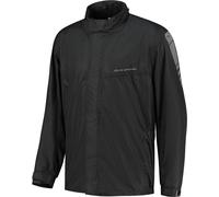Rusty Stitches Sander Motorcycle Rain Jacket, black-yellow, size XS for Men