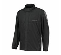 Rusty Stitches Sander Rain Motorbike Motorcycle Over Jacket Black
