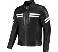 Rusty Stitches Steve, leather jacket 4XL Black/White