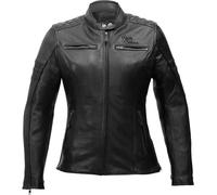 Rusty Stitches Super Joyce Ladies Motorcycle Leather Jacket, black, size 48