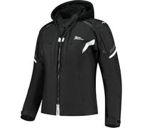 Rusty Stitches Taylor Waterproof Ladies Motorcycle Textile Jacket, black-white, size 44 for Women