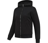 Rusty Stitches Wendy Ladies Motorcycle Zip Hoodie, black, size 46 for Women