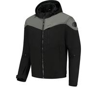 Rusty Stitches William Motorcycle Motorcycle Textile Jacket, black-grey, size L for Men