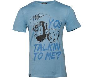 Rusty Stitches You Talkin To Me T-Shirt, blue, size S for Men