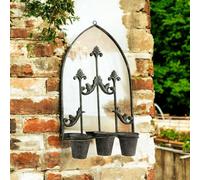 Rusty Wall Mirror With Triple