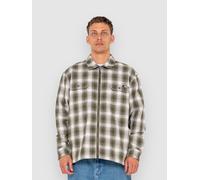 Rusty Zeal Zip Thru Over Shirt army green S