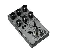 RUSUO Electric Effects Pedals Heavy Metal Electric Guitar Overload Distortion Effector 3-section EQ Adjuster Portable British Distortion Guitar Pedal for Speaker Mixer Headphones Sound Card