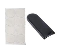 RUSWEST 8Pcs /Tenor Sax Mouthpiece Patches Pads & 1pcs Rubber Saxophone Thumb Rest Saver Cushion Pad Finger Protector