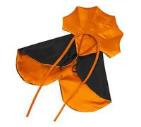 Rutaqian Halloween Pet Cloak - Adjustable Bat Wings Cape Costume, Spooky Outfit for Dogs, Cats & Kittens, Ideal for Halloween Parties & Cosplay Orange One Size
