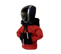 Rutaqian Shift Knob Hoodie for Car, Gear Stick Hoodie Creative Sweater Stick Shift Cover, Funny Decoration for Car (Multiple Colors) Red Black
