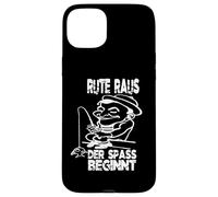 Rute Raus der Spaß Beginnt Funny Saying Angler Fishing Case for iPhone 15 Plus