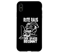 Rute Raus der Spaß Beginnt Funny Saying Angler Fishing Case for iPhone XS Max