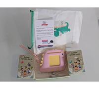 Rutees Urhobo/English Talking Flashcards, Educational Talking Machine with 224 Words, Interactive Teaching Toy for Ages 3-6 (Blue/Green/Pink, one size) (Pink, One Size)