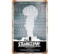 RUTERMY Metal Sign - Dr. Strangelove Alternative Movie Tin Poster 12 X 8 Inches, XING-024