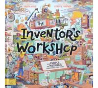 Ruth Amos The Inventor's Workshop Hardback Book in White Ruth Amos White